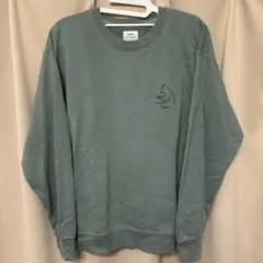 coen（コーエン）くま刺繍 クルーネック スウェット トレーナー　M