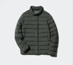 ウルトラライトダウンジャケット　レディース　オリーブ　Mサイズ