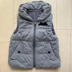 ベベ bebe ベスト 100cm 女の子 リバーシブル