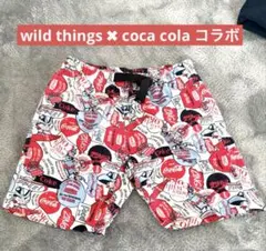wild things ✖︎ coca cola コラボ　ショートパンツ