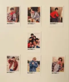 SIXTONES 公式フォトカード7枚セット