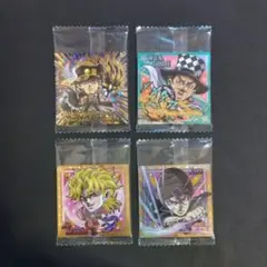 죠죠 の奇妙な冒険シール 죠죠 レア、レア、ノーマル 4枚セット