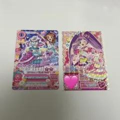 アイカツ！×プリパラ 入場者特典 第二弾 真中らぁら 大空あかり