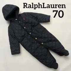 RalphLaureラルフローレン　ジャンプスーツ　キルティング　70