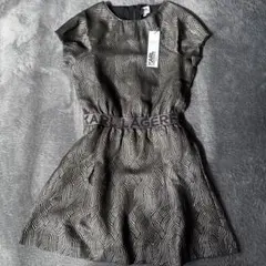 新品未使用タグ付き　カールラガーフェルド キッズ ワンピース ブラック 6yrs 114-162Karl Lagerfeld Kids カールラガーフェルド キッズ スパンコール ワンピース ブラック 黒 KIDS キッズ 子供  女の子 z12214 高級子供服ブランド ハイブランド ハイクオリティ | honey（ハニー）