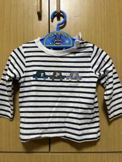 familiar ファミリア　ストライプ柄長袖ロンT