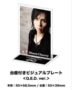 Acid Black Cherry Q.E.D. 台座付ビジュアルプレ