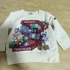 ダブルビー　トップス　トレーナー　80cm
