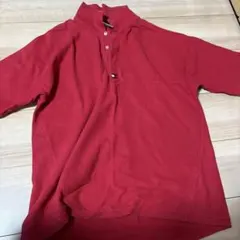 TOMMY JEANS ポロシャツ レッド Mサイズのサムネイル