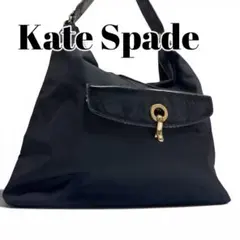Kate Spade ショルダーバッグ ナイロン ブラック レディース ドット柄