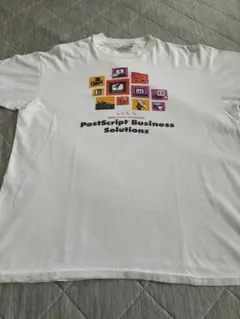 Vintage Adobe Tシャツ XL ホワイト　シングルのサムネイル