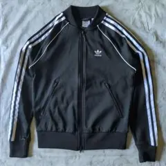 美品✨アディダス SSTトラックトップ　ジャージ トレフォイル　刺繍　S