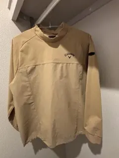 Callaway ベージュ ハイネックシャツ LL