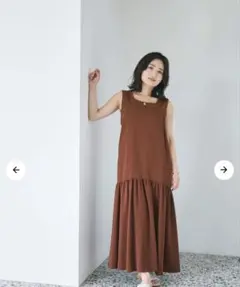 新品 フリークスストア リネン ノースリーブ セットアップ 定価12100円 