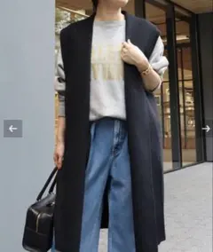 IENA Wフェイスデザインベスト