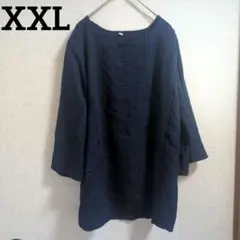 チュニック ワンピース 長袖 3l