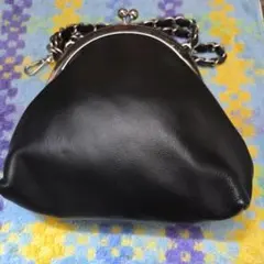 オウレンティ クラスプショルダーバッグ がま口 チェーンストラップ イ