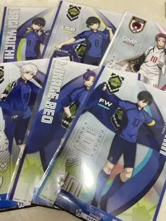 【ブルーロック 一番くじ】クリアポスター6枚セット】