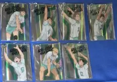 ハイキュー　プレートキーホルダー　セット