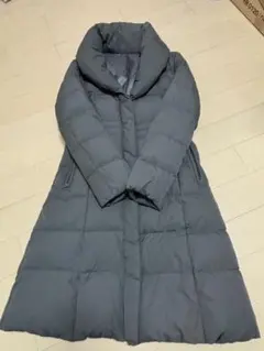 【MCM Legere 】ロングダウンコート ベルト付 チャコールグレーM