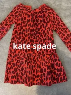 m*c様 Kate Spade ヒョウ柄長袖ワンピース