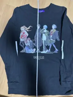 RADIO EVA ブラック ロングスリーブ Tシャツ