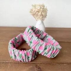 【新柄】蛍光チェリーピンク　アームバンド ハンドメイド