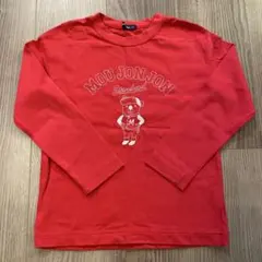 MOU JON JON 赤 長袖カットソー 120サイズ
