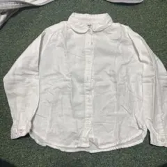 UNIQLO 長袖シャツ 110 ホワイト