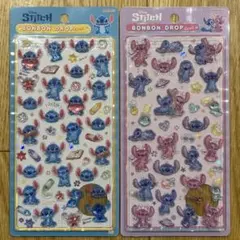 国内正規品　ボンボンドロップシール　スティッチ　エンジェル　らくがき　ディズニー