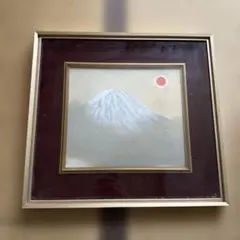 富士山 日本画 田宮栄子 院展作家 ☆院展日本画巨匠今野忠市に師事