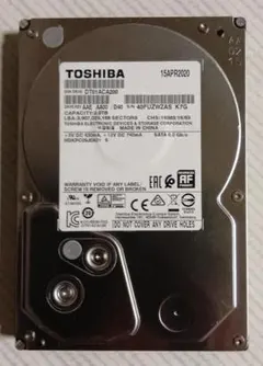 使用時間極小】 DIGA換装用 3.5インチ東芝 2TB HDD - メルカリ