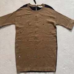 TORRAZZO DONNA ストーンビジュ　ニットチュニック