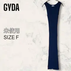 【未使用】 GYDA サイドライン Vネック ロング ワンピース