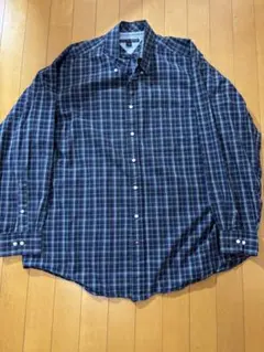 TOMMY HILFIGER チェック柄 長袖シャツ XL