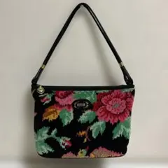 美品　FEILER フェイラー　フラワー　ハンドバッグ　ミニトート　シェニール織