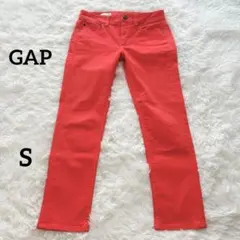 ギャップ GAP スキニーパンツ ストレート ストレッチ 鮮やか 朱色 23 S