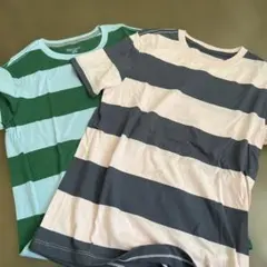 OLD NAVY ストライプ Tシャツ L (10-12)