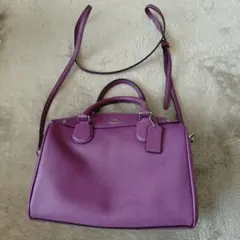 COACH パープル ショルダーバッグ