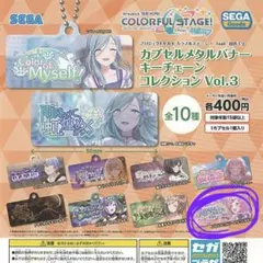 カプセルメタルバナー キーチェーン コレクション Vol.3