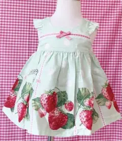 新品　シャーリーテンプル　いちごワンピース