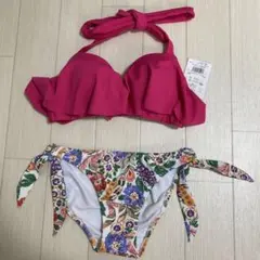 破格⭐︎LAETITIA ビキニ セパレート水着 フリル 花柄 ピンク レディースのサムネイル