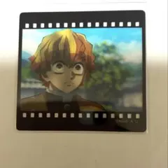 鬼滅の刃　ダイニング　お楽しみくじ フィルム風クリアカード　我妻善逸