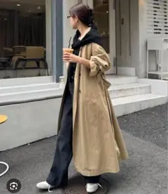 fredy emue フレディエミュ　ベージュ トレンチコート ダブルブレストのサムネイル