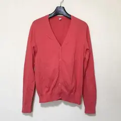 UNIQLO UVカットスーピマコットンカーディガン Ｍ　ピンク