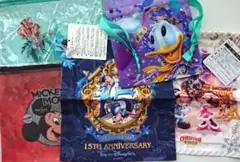 ディズニーリゾート 巾着、一番くじ ポーチ 計5点セット ミッキー ドナルド