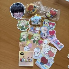 BT21 ステッカーセット バッジ付き