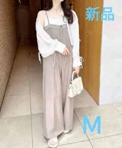 定価5,390円❤タグ付き新品❤サロペット オーバーオール ベージュ M