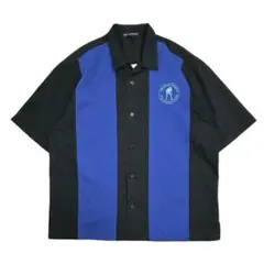 Y2K古著・短袖襯衫 企業款 保齡球撞球刺繡 超寬鬆 XL