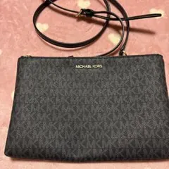 MICHAEL KORS ショルダーバッグ ブラック MKロゴ